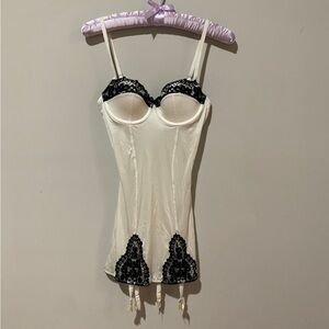 Victoria’s Secret black and white lingerie